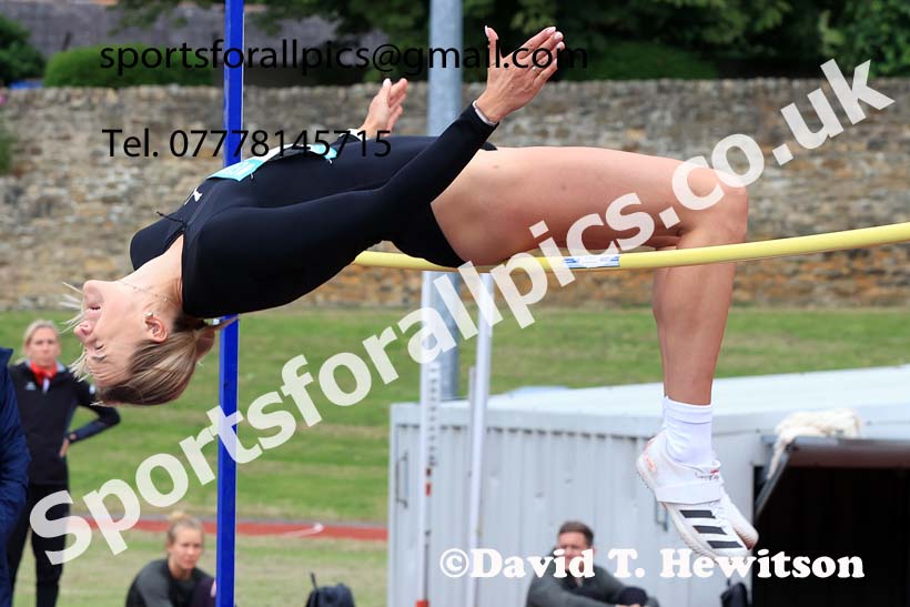 Womens Heptathlon High Jump, 2024 EAP International Combined events, Hewcham, Northumberland.  Photo: David T. Hewitson/Sports for All Pics